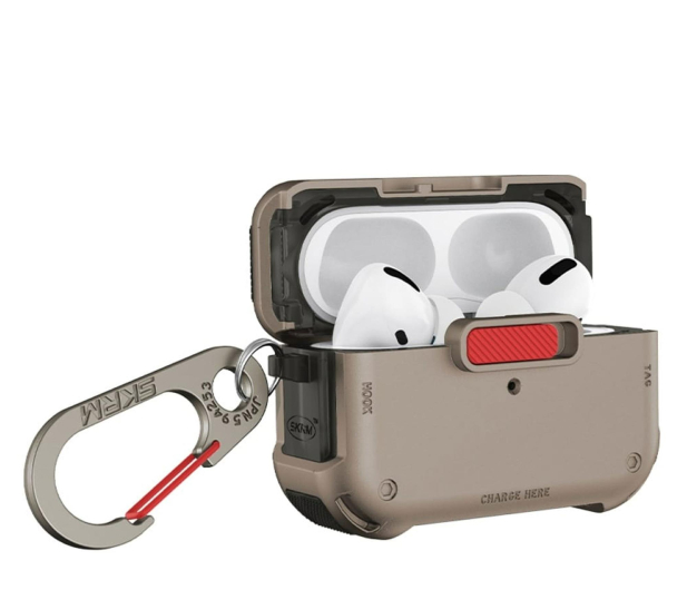 Skinarma Etui Mecha do AirPods Pro 2 szampański - 1349119 - zdjęcie 3